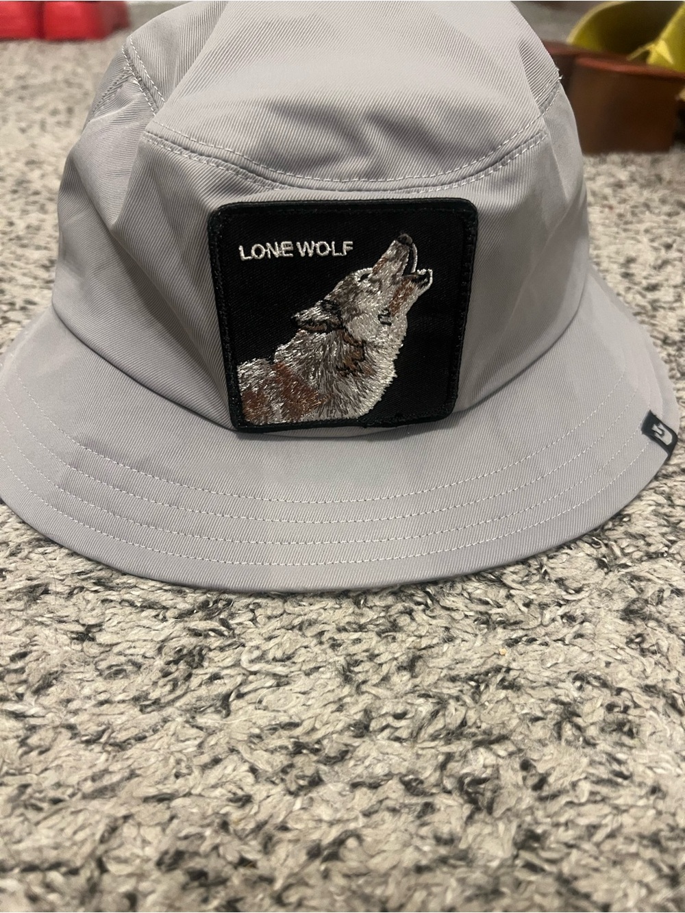Goorin Bros Lone Wolf Grey Bucket Hat